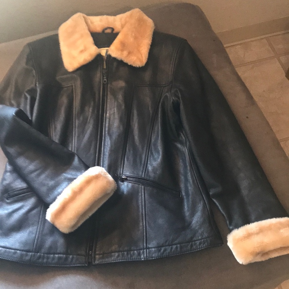 Woman’s leather jacket